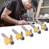 5 Pcs Round Over Router Bit 8mm Shank Carbide Corner