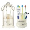 Multi Functional Rotating Toothbrush Holders with Sliding Base, 7 Slot