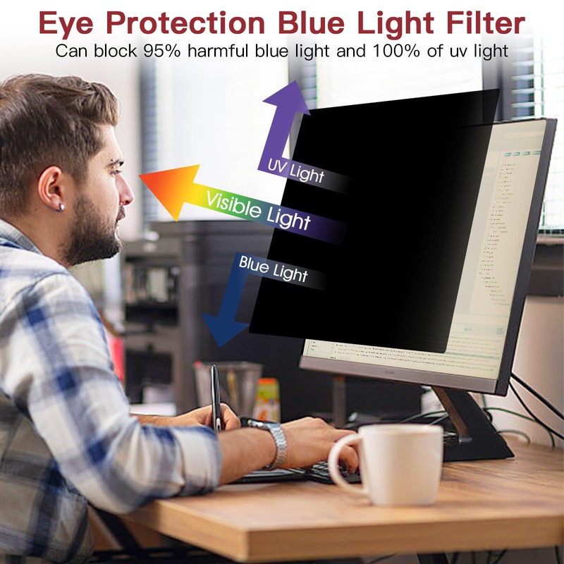 2 Pack 22 Inch Privacy Screen for Computer Monitor 16:10