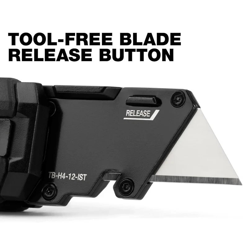 ToughBuilt TB-H4-12-I Pry Bar Utility Knife 4-in-1 Multi Tool Contractor