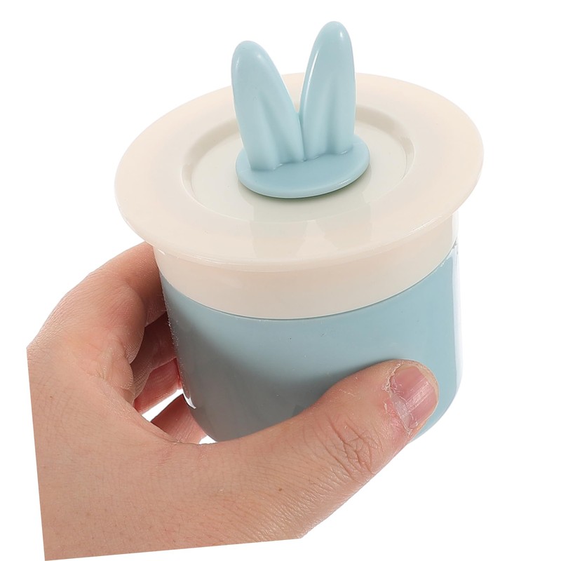 Baluue Facial Cleansing Tool Bunny Ears 2pcs Skincare Foaming Dispenser