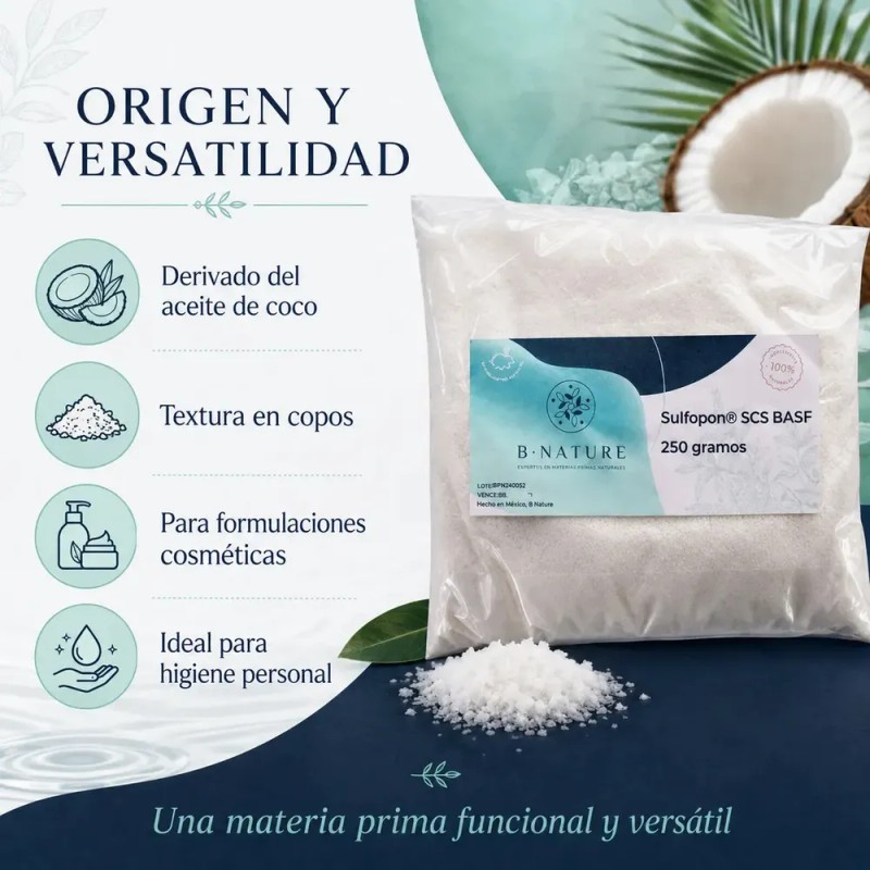 Sulfopon SCS Tensoactivo B Nature Shampoo Sólido 250 g Basf
