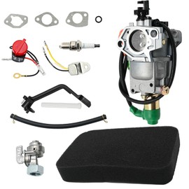 Drblawi Compatible with Generator Carburetor Replacement for Harbor Freight Predator 69671 68530 68525 696725000 6000 6500 7000 8750 420CC 13HP 14HP 15HP 16HP R420-III 7000/8750 Watt 188F Generator