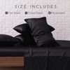 MR&HM Satin Bed Sheets, Queen Size Sheets Set, 6 Pcs