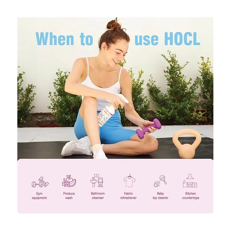 Hypochlorous Spray 8oz Multi-Use, Mineral-Based Cleaning & Skin Care Mist,