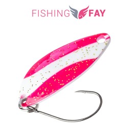 FISHINGFAY Trout Spoon Set Swing, Weight: 3.7 g, Length: 3.2 cm, Trout Bait, Trout Spoons, Trout Bait for Fishing for Trout, Char and Bass