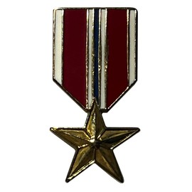 Trade Winds Pack of 3 Bronze Star Motorcycle Hat Cap Lapel Pin M-335