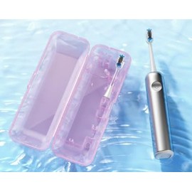 MUNSKT 1 x Zahnbürsten-Reiseetui für Laifen Wave & Bürstenköpfe, hartes, transparentes Puder, elektrische Zahnbürsten-Organizer, Aufbewahrungsbox, für Reisen, Geschäftsreisen