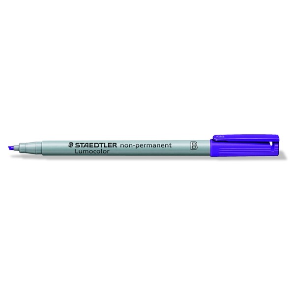 STAEDTLER Lumocolor non-permanent Faserschreiber Folienschreiber B LUMOCOLOR nonp.vi