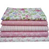 5 Pieces, 40 x 50 cm Cotton Fabric for DIY