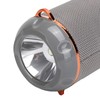 Bluetooth 5.0 Speaker Portable Flashlight Column TWS HiFi Stereo FM