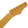 Electric Guitar Neck Yellow Maple Wood 22 Frets Musical Instrument