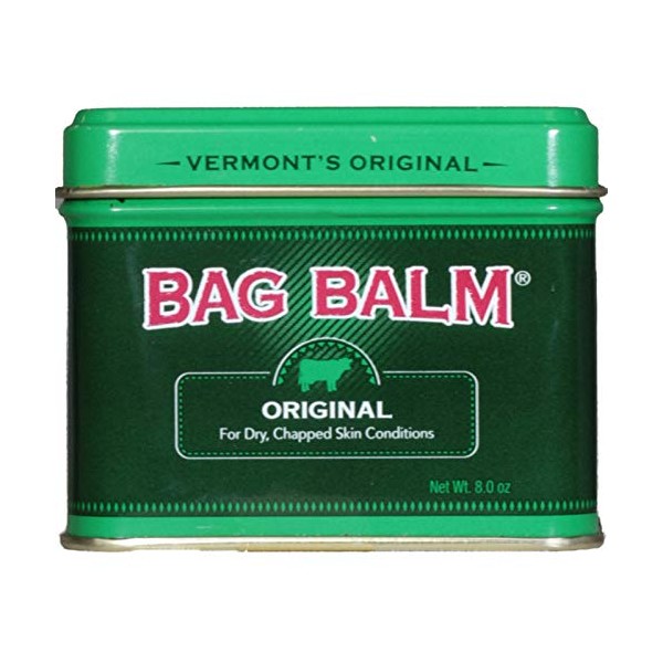 Vermont's Original Bag Balm for Dry Chapped Skin Conditions 8 Ounce Tin