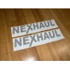 Aftermarket Nexhaul Enclosed Trailer Decals (Set 2) Black 18” Replacement