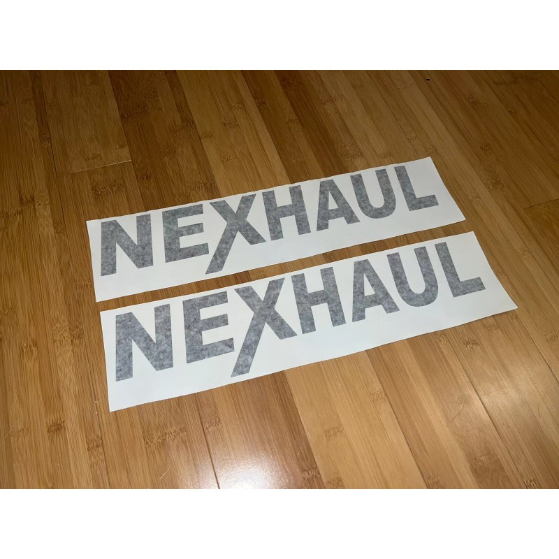 Aftermarket Nexhaul Enclosed Trailer Decals (Set 2) Black 18” Replacement