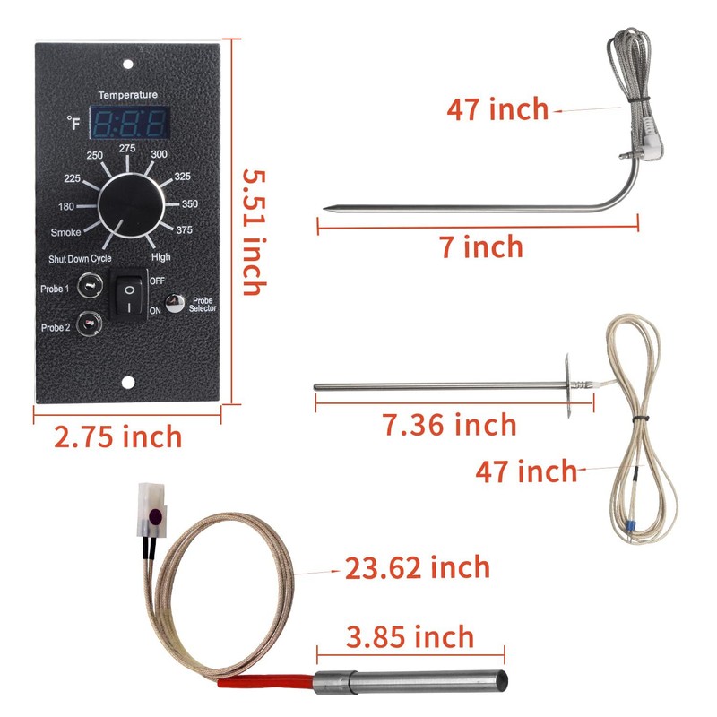 Digital Thermostat Control Board Kit for Traeger Pro Series 20