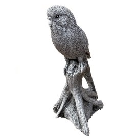 stoneandstyle Stone figure budgies frost-proof winter-proof cast stone