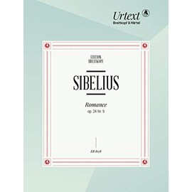Romance in Db major, op.24/9 - Urtext - New Edition based on the Complete Edition ""Jean Sibelius Works"" (JSW) - piano - (EB 8178)