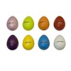 8 Egg Shakers, Rattle Eggs, Various Colours and Tones