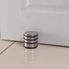 Stainless Steel Door Stopper, Heavy Duty Door Stop with Protective