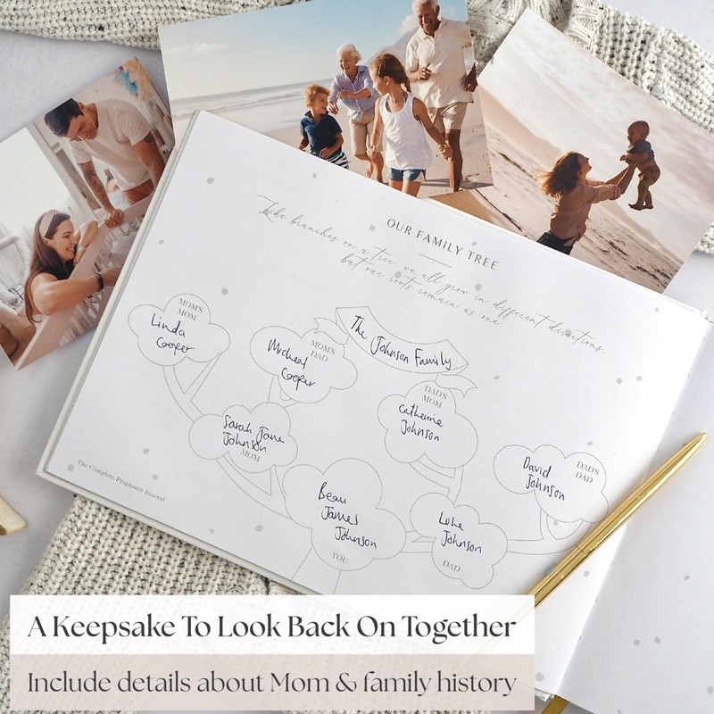 Complete Pregnancy Journal & Memory Book - Weekly Pregnancy Scrapbook