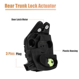 Liftgate Lock Actuator Trunk Latch 74851T2AA01 Door latch Assembly for Honda Accord 2013-2017 for Acura TLX 2015-2020 Replace 74851-T2A-A01 Tailgate Door Latch Lock Actuator Car Door Unlocking Kit