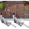 4Pcs 5 Inch Spring Loaded Barrel Bolt Latch Pin, BetterJonny