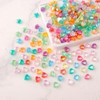 500pcs Acrylic Heart Shape Beads, Mini Heart Beads Acrylic Heart