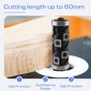 Heavy Duty Flush Trim Router Bit 1/2" Shank, 1.18" Cutting