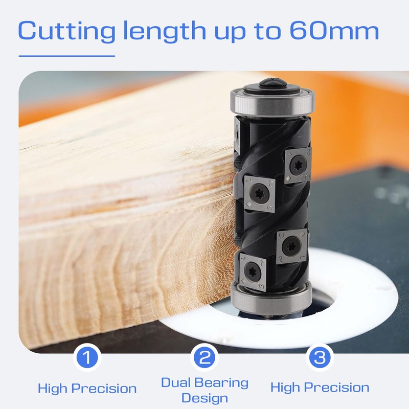 Heavy Duty Flush Trim Router Bit 1/2" Shank, 1.18" Cutting