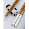 Sushi Chopsticks Set Panda 2 Pairs Including Ceramic Base Premium
