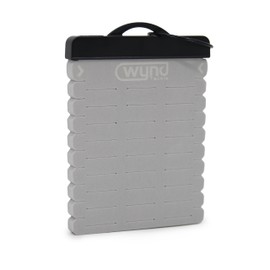 Wynd Tackle Fly-D-Card, Double-Sided EVA Foam Fly Fishing Rig Organizer, Gray, 3.66 x 5.06 inches