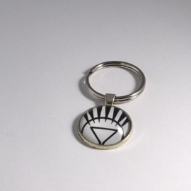 Unbranded White Lantern Keychain