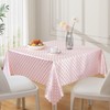 HommxJF Blush Pink Polka Dot Satin Table Cloth 52 x