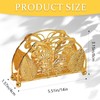 Gold Butterfly Napkin Holder, Modern Metal Upright Napkin Dispenser for