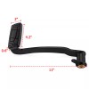 21ST Black Rear Brake Foot Pedals Pad for Harley Touring