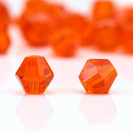 Dowarm 1000PCS 4mm Glass Bicone Beads for Craft Jewelry Making, DIY Bracelet, Necklace, Dolls, Wine Charms, Wind Chimes, Suncatchers, Bulk Small Faceted Crystal Beads, Hyacinth