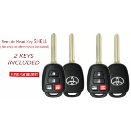 VLS 2 Key Shell For Toyota Corolla 2014-2016 Super Strong HYQ12BDM HYQ12BEL US Stock