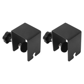 Drawer Front Installation Clamps Cabinet Front Hardware Jig Clamp Smooth Accurate Installation Fixing Clips for Furniture Drawers Steel Plastic Black 2PCS