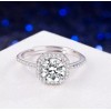 Unbranded White 14K Gold Plated S925 Sterling Silver CZ Wedding