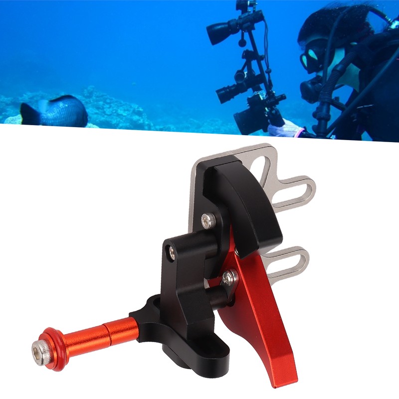 Underwater Shutter Trigger Extension Lever Portable Diving Tray Stabilizer for