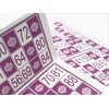 Genérico 600 Traditional Bingo Cards with 90 Balls (Bordeaux)
