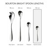 Robert Welch Bourton Bright Cutlery Coffee/Espresso Spoon, Set of 8.