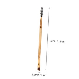 Outanaya 6pcs Dual- Eyebrow Lash Spoolie Brush Color for Precise Makeup Application for Beginners and Artists Multi-functional Grooming Tool