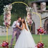 CludPark Metal Arch Backdrop Stand Wedding Arch Frame Set of