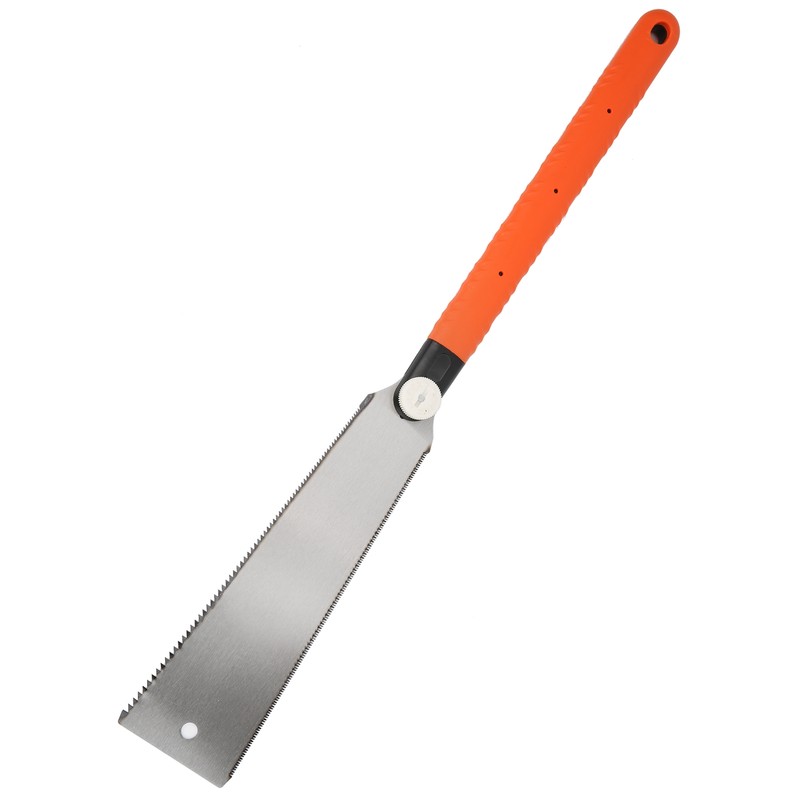 10in Twosided Tooth Long Handle Woodworking Saw Manual Operation Handsaw