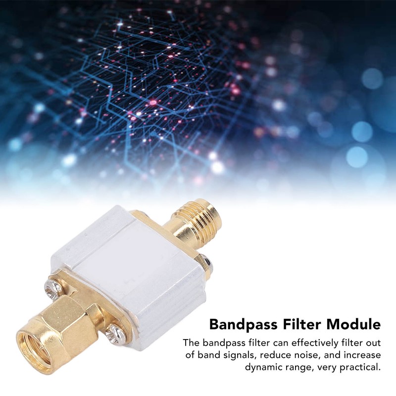 455MHz Bandpass Filter Low Insertion Loss Reduce Noise Aluminum Alloy