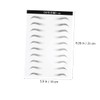 Baluue Eyebrow Patch Set 2 Sheets of Sturdy Waterproof Curved