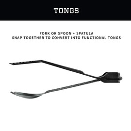 Gerber Gear 31-003463N ComplEAT Camping Utensils Cooking Tool Set, Onyx