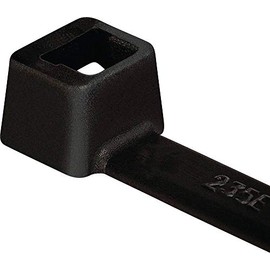 HellermannTyton 111-03050 T30R-PA66HS-BK Cable Tie 150 mm 3.50 mm Black 100 pcs.